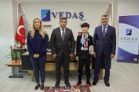 VEDAŞ, Genç Şampiyon Işık Özvural’ı Ağırladı