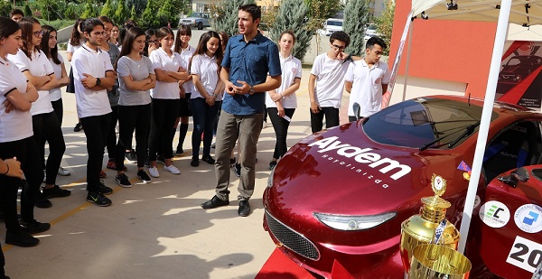 Alatay Elektromobil Aydem Fen Lisesi Öğrencileri ile Buluştu