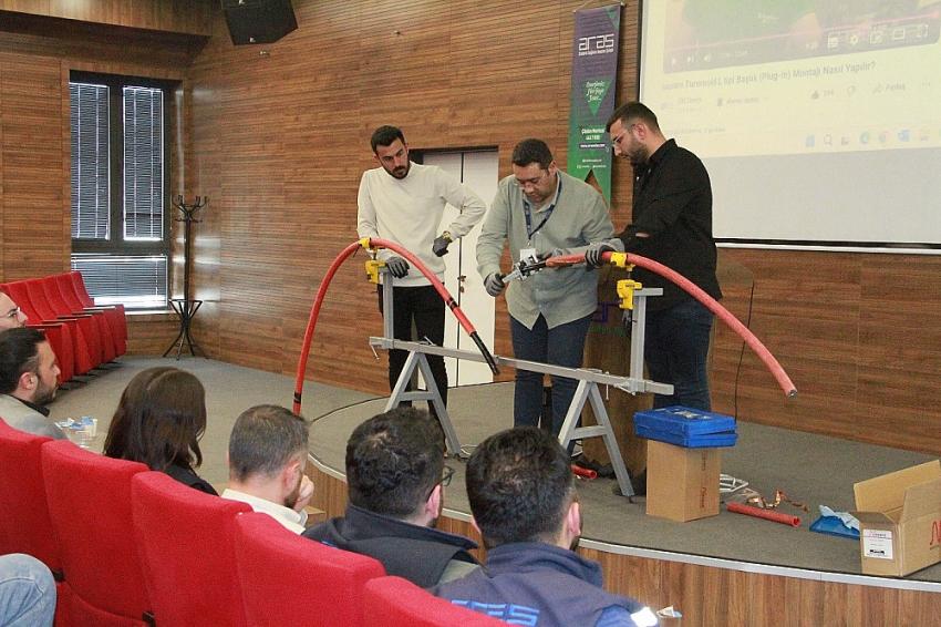 Aras Elektrik, Kablo Montaj Eğitimleriyle Arıza Oranlarını Düşürüyor