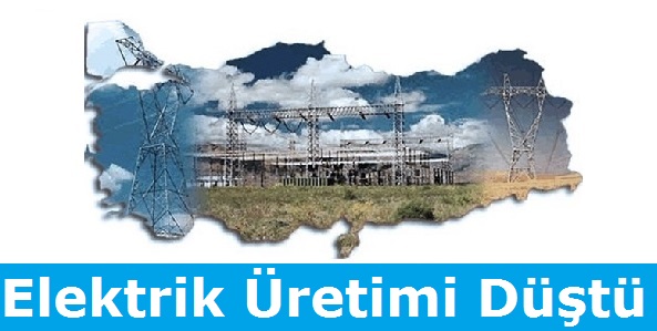 Türkiye'nin Elektrik Üretimi Düştü