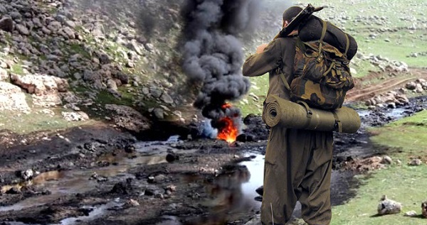 PKK'lı Teröristler FEDAŞ'ın Aracını Yaktı