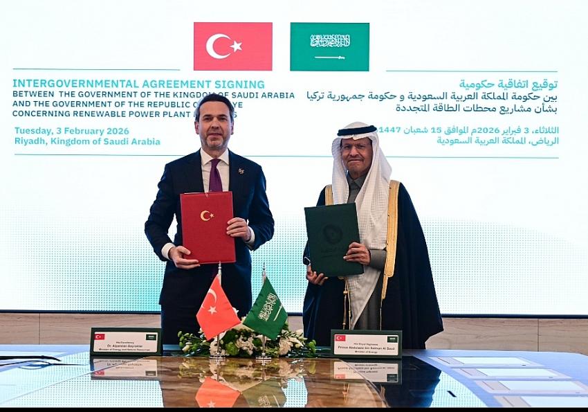 Türkiye ile Suudi Arabistan Arasında 5 Bin MW’lık Yenilenebilir Enerji Anlaşması İmzalandı 