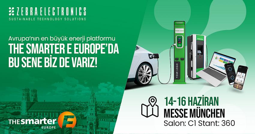 Zebra Elektronik The Smarter E Europe Münih Almanya’da